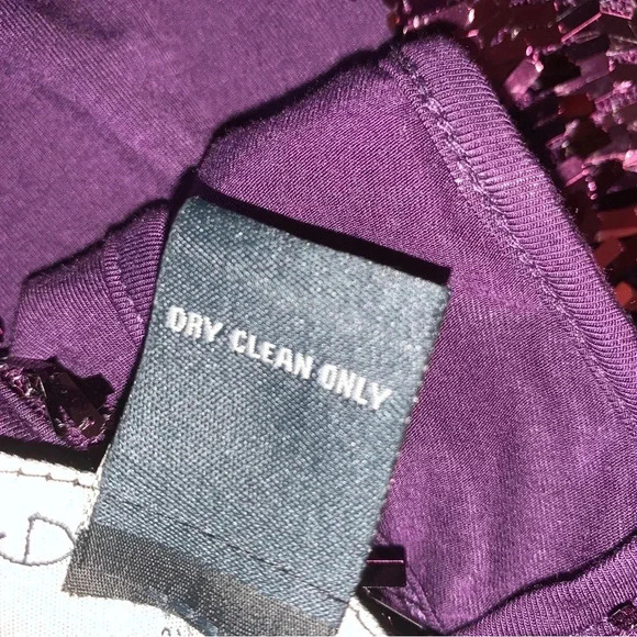DS By Debbie Shuchat Tank Sleeveless Sequin High Neck Blouse M Purple Swiftie - Picture 7 of 10
